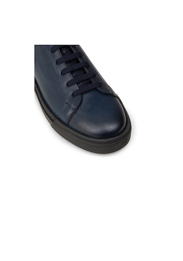 Deery Erkek Süet Lacivert Sneaker Ayakkabı - 02018mlcvc02