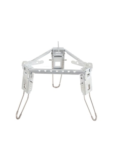 Jzcat Katlanabilir Gaz Sobası,pot Raf Braketi Teneke Kutu Beyaz Altın - Gümüş