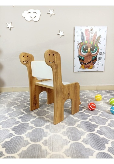 Miracle 3d Sırt Dayamalı Çocuk Sandalyesi Dinazor Figürlü 1668978069 Atlantik Çam