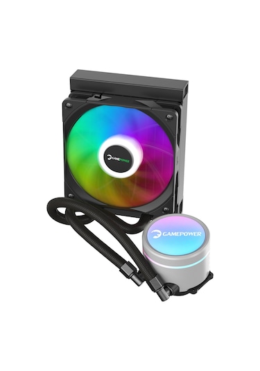 Gamepower Skadi V2 120 Argb 120mm Sıvı İşlemci Soğutucu Am5 Ve Lg