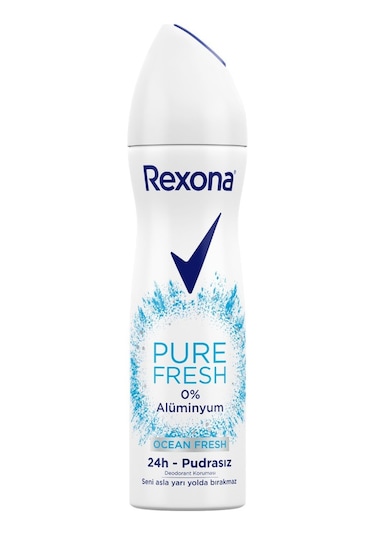 Rexona Ocean Fresh Pudrasız Kadın Sprey Deodorant 150 ML