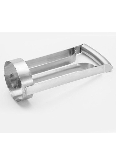 Homyl Kolay Mutfak Aracı Paslanmaz Meyve Ananas Tart Dilimleme Gümüş