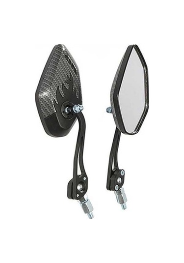 Reedark Motosiklet Dikiz Aynası Geniş Açı Lmk00051b Evrensel Siyah