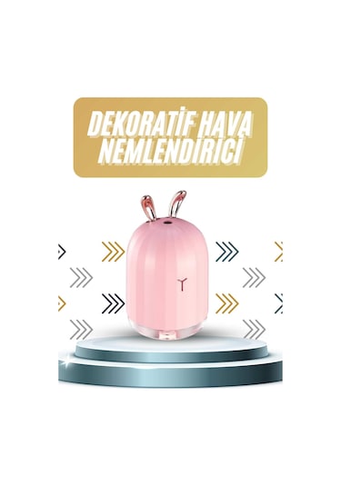 Led Işıklı Hava Nemlendirici Buhar Makinesi Semeglbl - 14 Dekoratif Aromaterapi