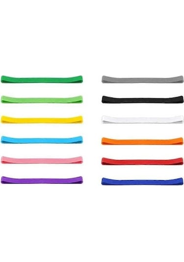 Bloomnest 12 Adet Plaj Havlusu Bantları, Elastik Tutucu, Sandalye Klipsleri, Renkli Havlu Bandları - Altın/siyah Altın - Siyah