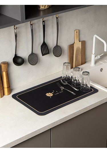 Kitchen Mat Bulaşık Paspası 267899288 Siyah
