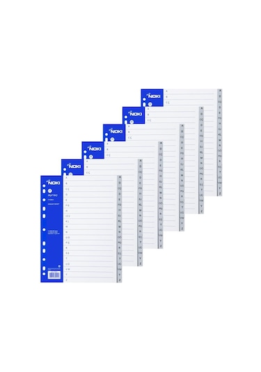 Noki Seperatör Ayraç A-z Türkçe Harf 6 Adet 59229