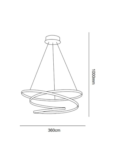 Tra36501 Eco Ø60 Cm Led Avize Sarkıt Freerun