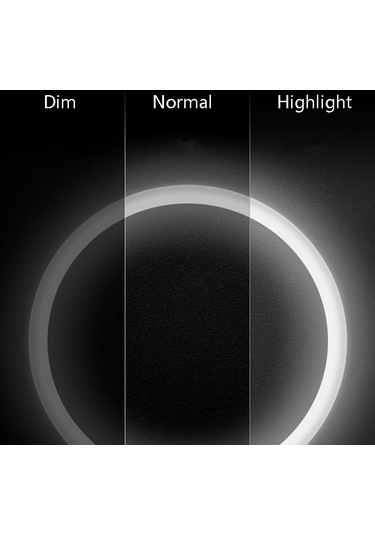 Ctbx Üç Renk Led Işıklı Makyaj Aynası Pembe