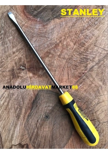 Stanley Düz Tornavida 8x200 MM Uzun Düz Uçlu Tornavida