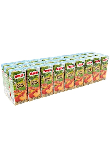 Tamek Şeftali Nektarı 200 Ml X 27 Adet