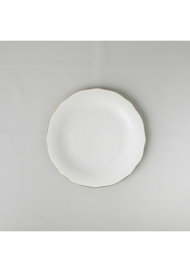 Linens Elegant Porselen Servis Tabağı 27 Cm Gold Gold