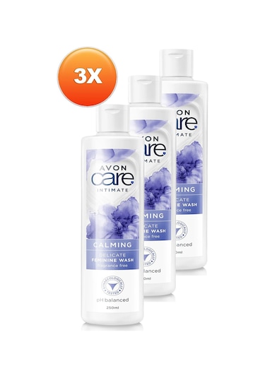 Avon Care Intimate Calming Dış Genital Bölge Temizleyici 3 x 250 ML