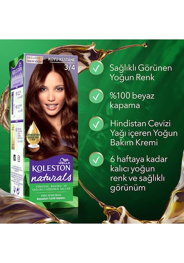 Koleston Naturals Boya 3.4 Koyu Kestane