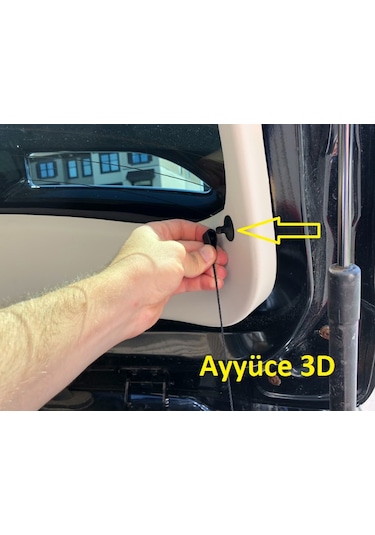Ayyüce 3d, Ford Focus 2012-2018 Bagaj Pandizot Askıipi Klipsi, 2x