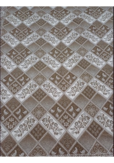 Savan Dokuma Halı Örtüsü 6m² 200 300cm Kale Kahve2 Kahverengi