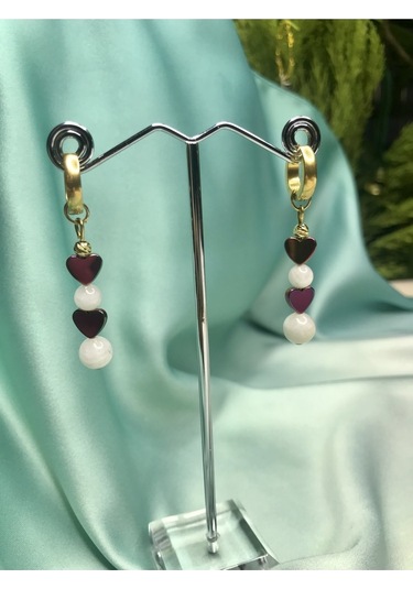 Çelik Aytaşı Küpe