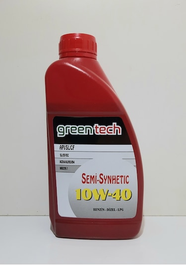 Green Tech 10W-40 Apı/Sl/Cf Motor Yağı 15 x 1 L