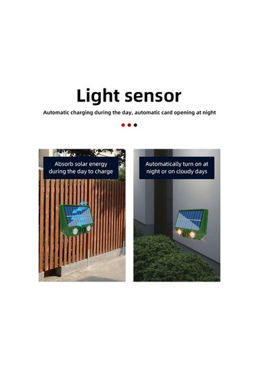 Dancemonkey Lichen Fare Kovucu Güneş, Veranda Balkon Ev Ultrasonik Hayvan Yv