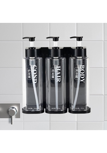 Suntek Magideal Doldurulabilir Pompa Şişesi Manuel Sabunluk 3 Kafa