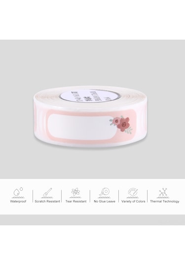 Aubyhe Termal Etiket Kağıdı Rulo - 12x40mm, 160 Adet, 4.5cm Çaplı, Isı Hassas Etiket Sticker 1 Rulo