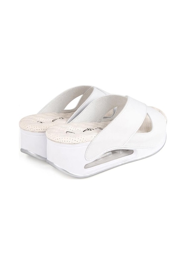 Muya Penelope Anatomik Kadın Terlik Beyaz