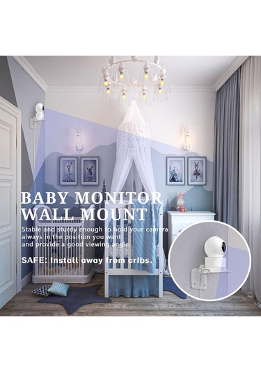 Vkemall Bebek Telsizi Evrensel Yapışkanlı Raflar Monitör Kameralar