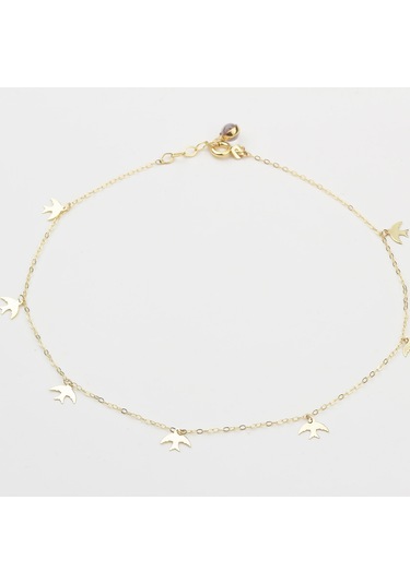 Glorria Altın Kırlangıç Halhal Altın