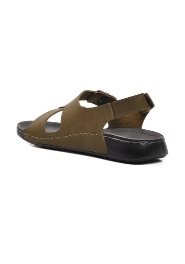 Yeşil Erkek Düz Sandalet 80-954 M Yeşil