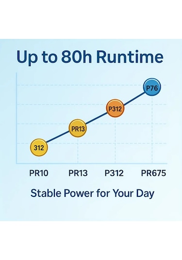 Dashanshop 36lı Pr10 Işitme Cihazı Pilleri 1.4v Çinko Hava Kolay Tutma Filmli