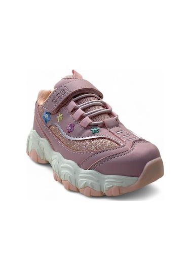 Cool Bella Kız Çocuk Okul Öncesi Rahat Sneaker Pudra