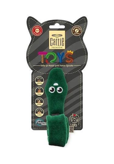 Cattie Matatabili Kedi Peluş Oyuncağı Yılan 33 Cm