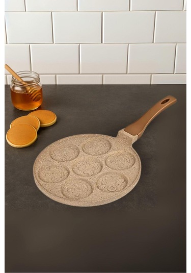 Döküm Pancake Tavası - Kahverengi