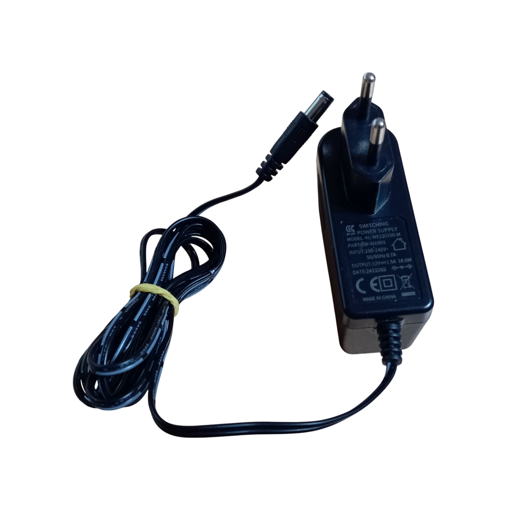 Kl-we120150-m Klec 12v 1.5a 18w Modem Ve Arduino Uyumlu Plastik Kasa Priz Tipi Adaptörü