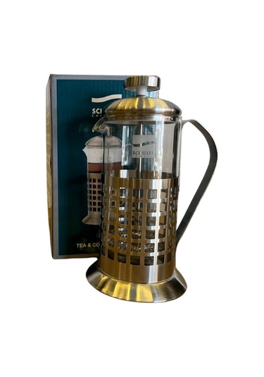 Schiller French Press Metalik Gri