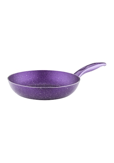 22 Cm Granit Tek Saplı Tava - Violet Violet