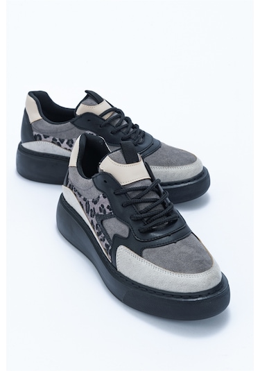 Luvishoes Aere Buz-siyah Kadın Spor Ayakkabı Buz - Siyah