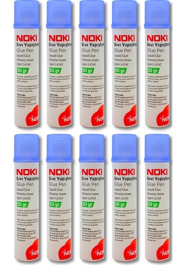 Noki Glue Pen Sıvı Yapıştırıcı 50 Gr 3450 10 Adet