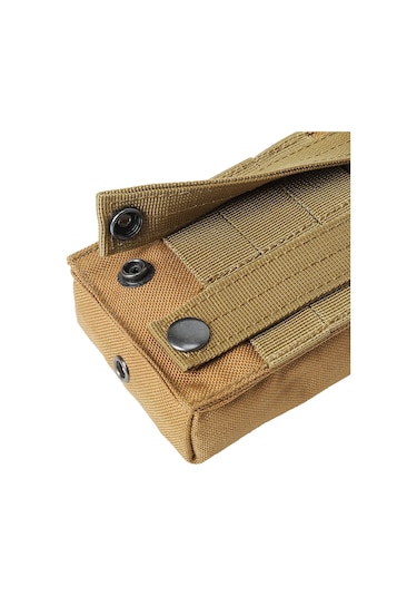 Geeksen Kask Telsizi Açık Hava Sporları Taktik Telsiz Çantası, Radyo Aksesuar Çantası, Çok Fonksiyonlu Alet Çantası, Taktik Çanta Haki