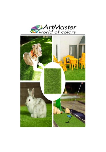 Yapay Çim 20x30 Cm 3 Adet A4 Boyutunda Dekoratif Maket Çim Yapay Çim Halı Teraryum Suni Çim Diğer