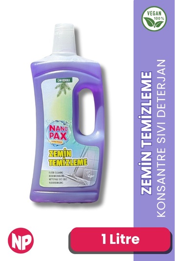 Zemin Temizleme Sıvı Deterjan Bahar Kokulu 1 Litre Tekli