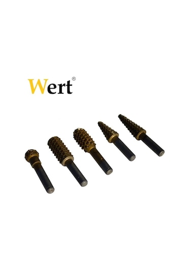 Wert 9015 Ahşap Öğütme Matkap Uç Seti, 5 Parça