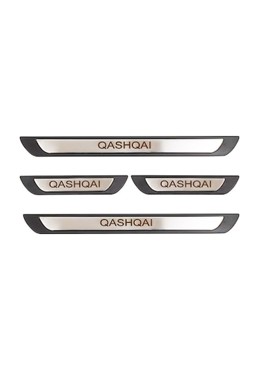 Nissan Qashqai 4 Prç. İç Kapı Eşiği Krom Abs