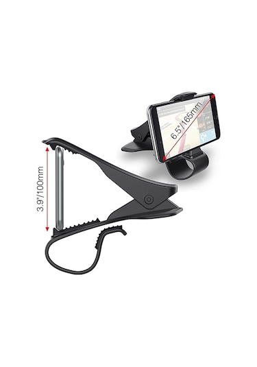 Triline Araba Telefon Tutucu Kolay Sabitleme Kıskacı