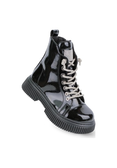 Kaptan Junior Kız Çocuk Botu Poyk 560 Siyah