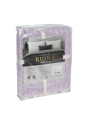Battaniye Pamuk Riona 180x200 Cm Lila