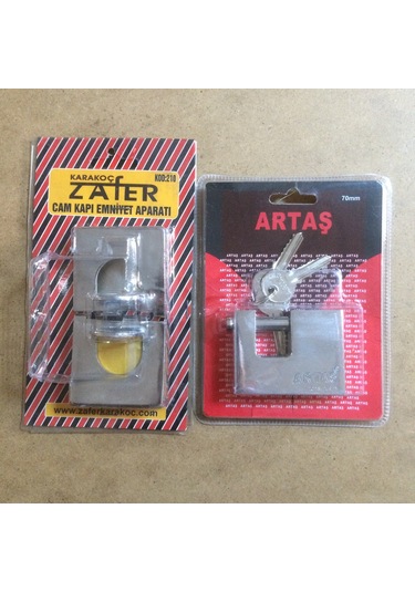 Zafer Cam Kapı Emniyet Aparatı Metal Alüminyum Kapı Aparatı N11.1022