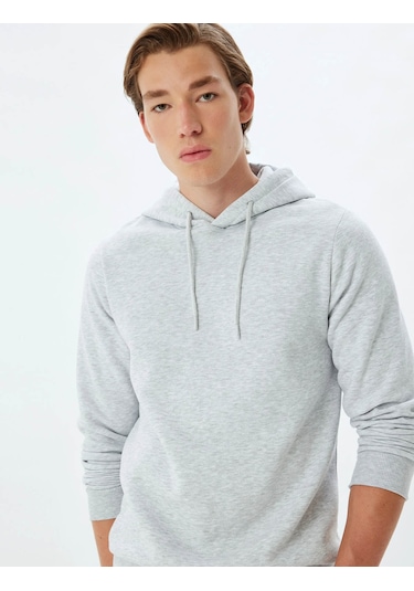 Koton Erkek Sweatshirt Gri 5wam70001mk 25ky59000107 Y5906 Gri