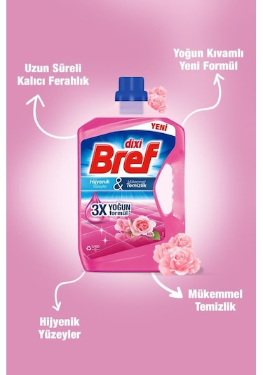 Bref Yüzey Temizleyici Gül 2x 2.5l 2'li Set set-hnkdtj-5277-6230