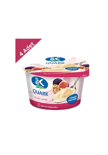 Sek Quark İncir Ceviz 140 G X4 Adet